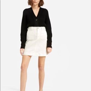Everlane Patch Pocket Skirt size 2, bone colour